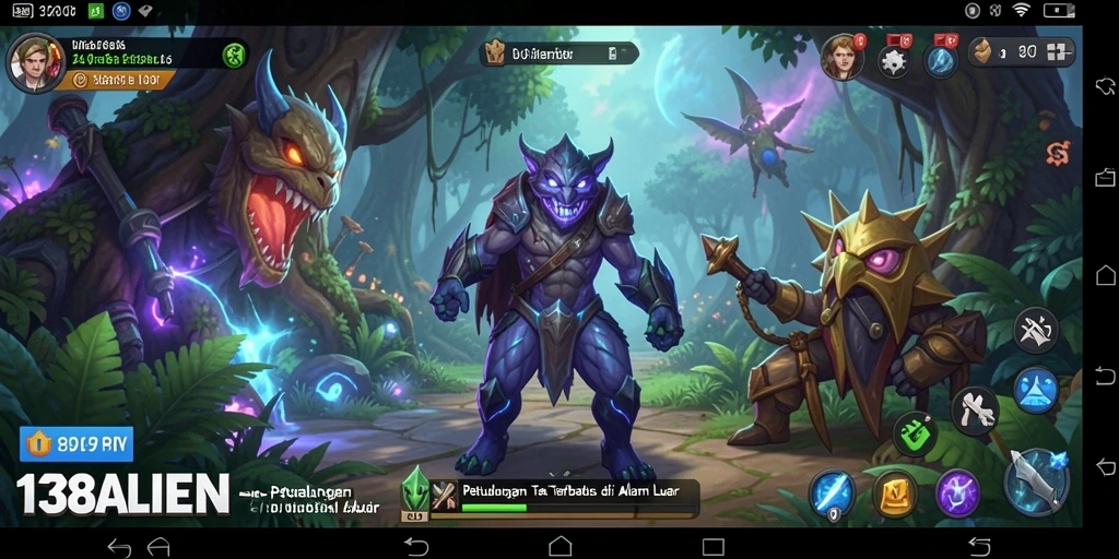 Screenshot gameplay 138ALIEN menampilkan aksi petualangan luar angkasa yang mendebarkan.