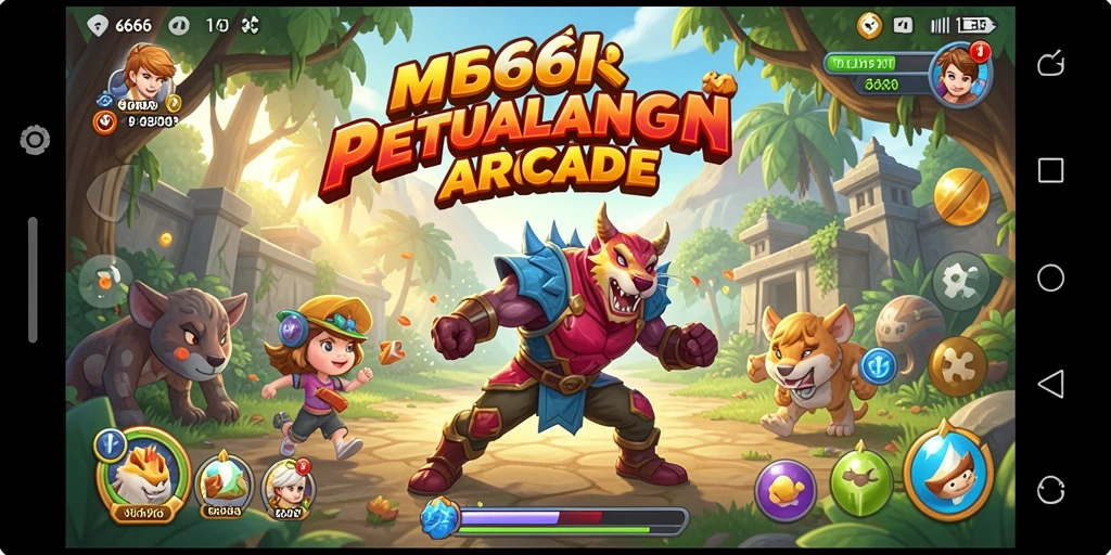 Tampilan gameplay menarik dari 666I yang penuh aksi dan tantangan.