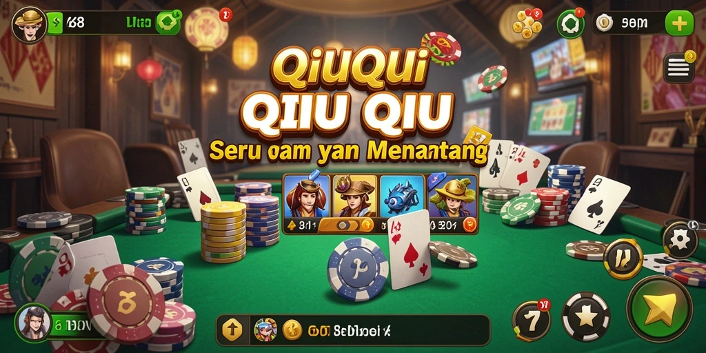 Screenshot gameplay menonjolkan keseruan bermain QiuQiu.