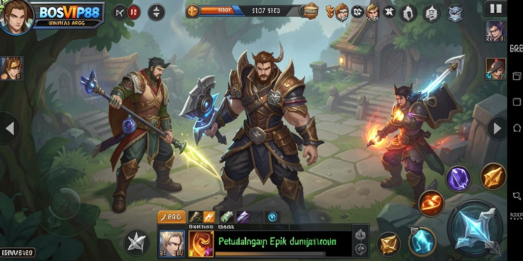 Screenshot menampilkan aksi gameplay seru dalam dunia ARPG.