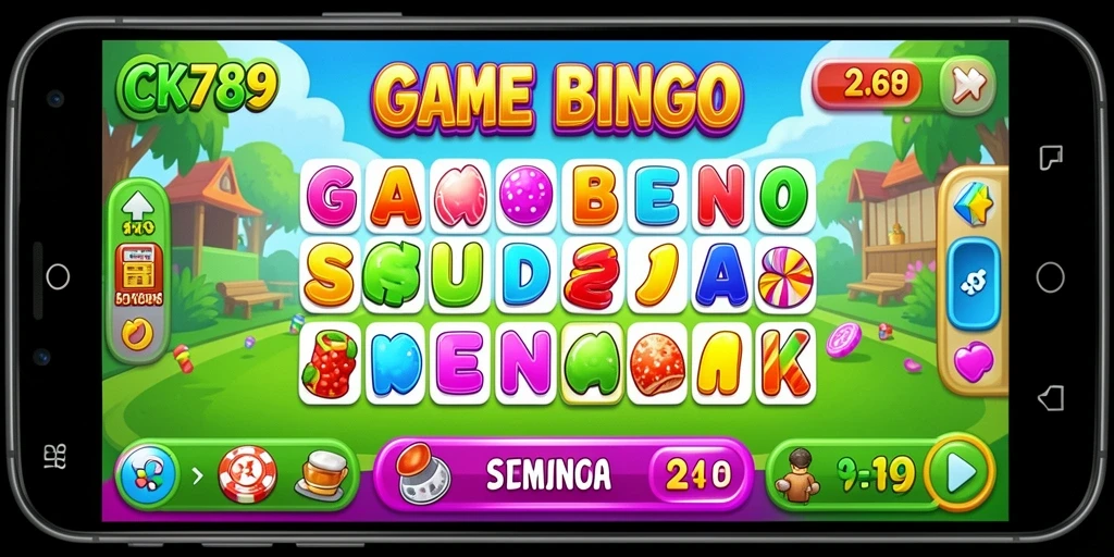 Tampilan gameplay menarik dalam CK789 dengan aksi Bingo seru.