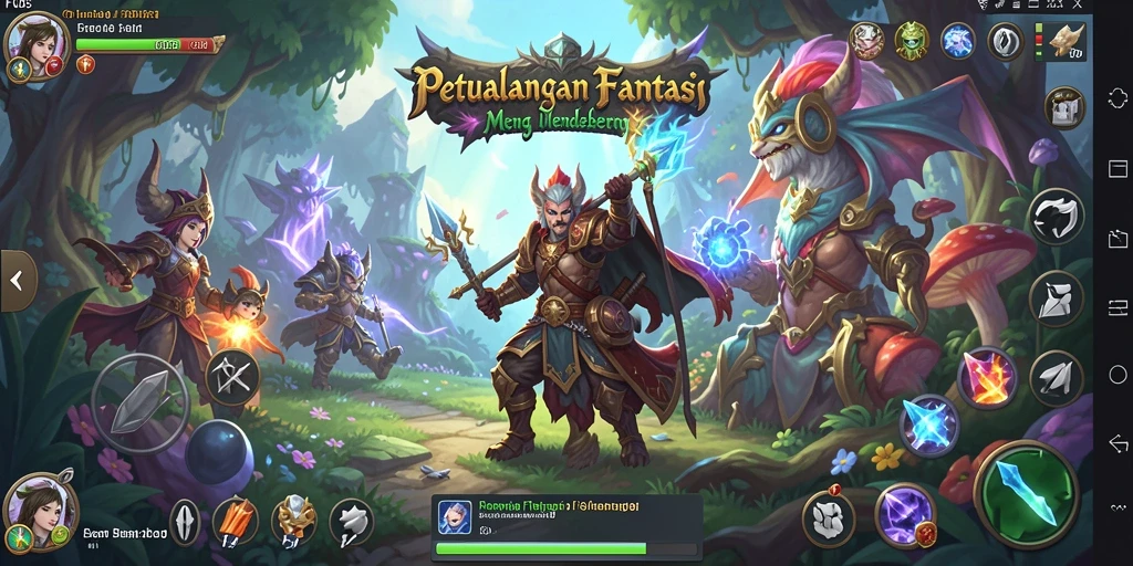 Tampilan dinamis dan menawan dari gameplay F08 yang mendebarkan.