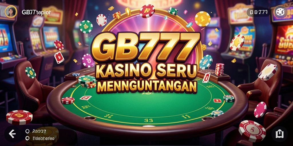 Tampilan seru permainan Kasino di GB777 dengan grafik yang memukau.