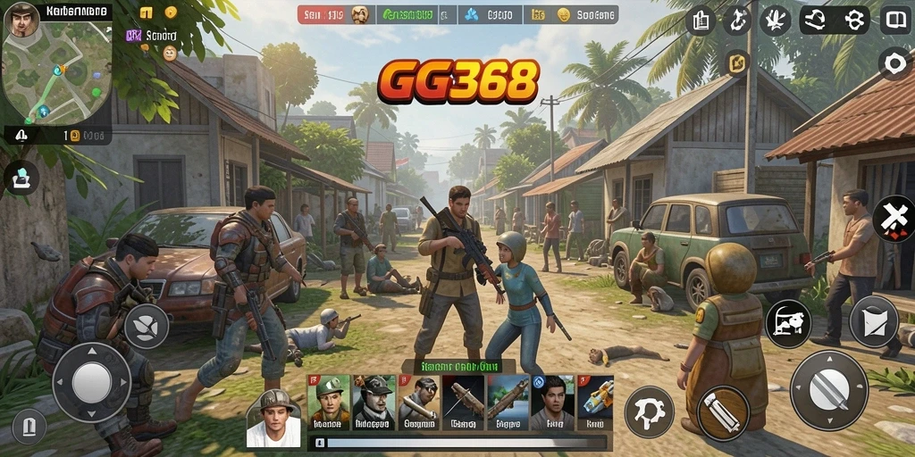 Tampilan gameplay menarik dari GG368 dalam simulasi kehidupan.