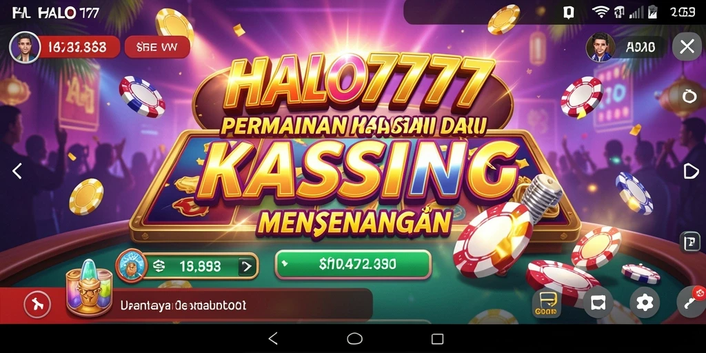 Tampilan gameplay menarik dari HALO777 dengan banyak pilihan permainan kasino.