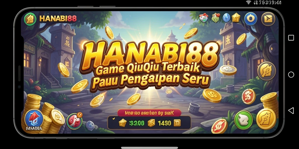 Screenshot HANABI88 menampilkan serunya permainan QiuQiu.