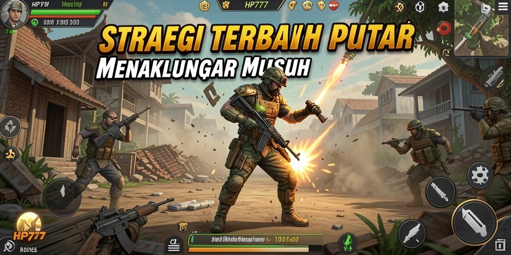 Tampilan gameplay HP777 menampilkan strategi dan pertempuran yang mendebarkan.