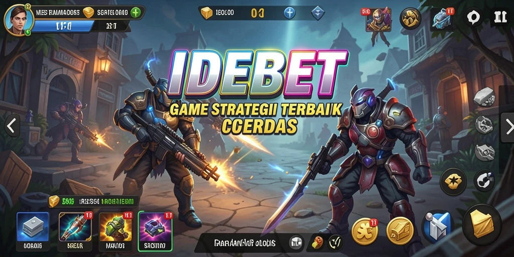 Tampilan gameplay IDEBET yang mendebarkan dan strategis.