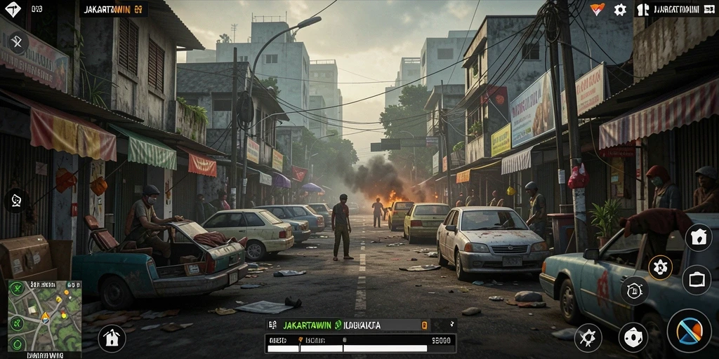 Gameplay intens yang menakutkan di JAKARTAWIN.
