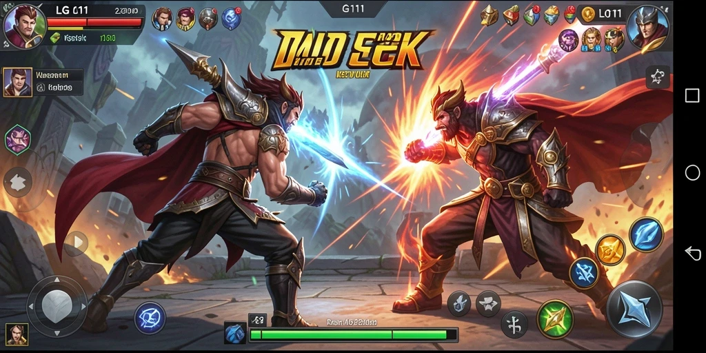 Gambaran gameplay mendebarkan dalam LG111 yang penuh aksi.