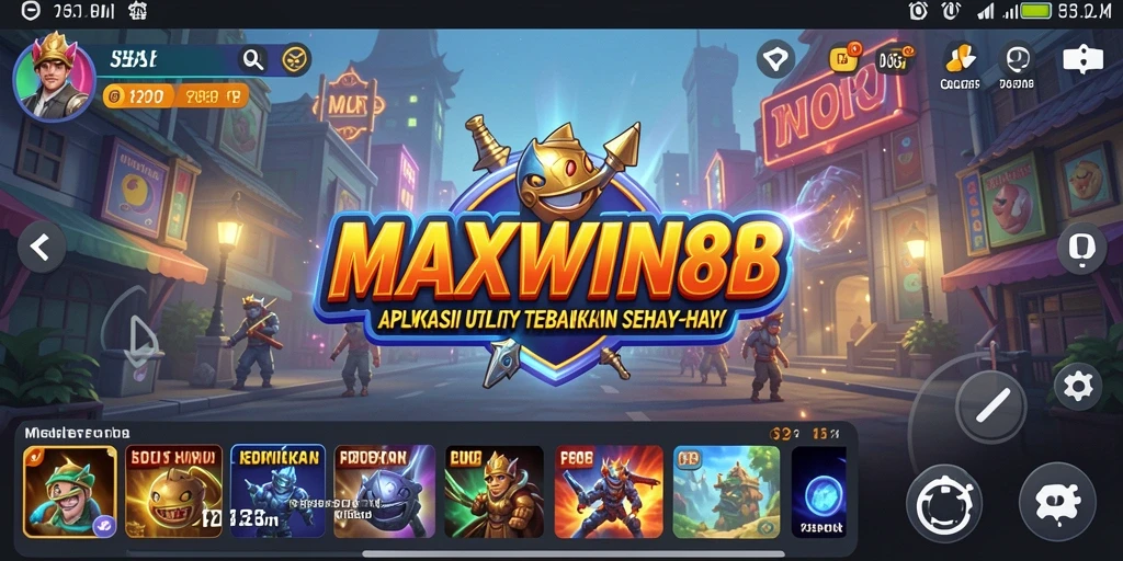 Tampilan antarmuka utama MAXWIN88 yang intuitif dan fungsional.
