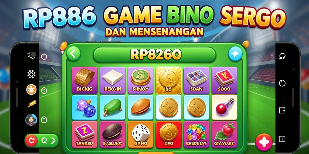 Screenshot gameplay RP886 menampilkan keseruan bermain Bingo.