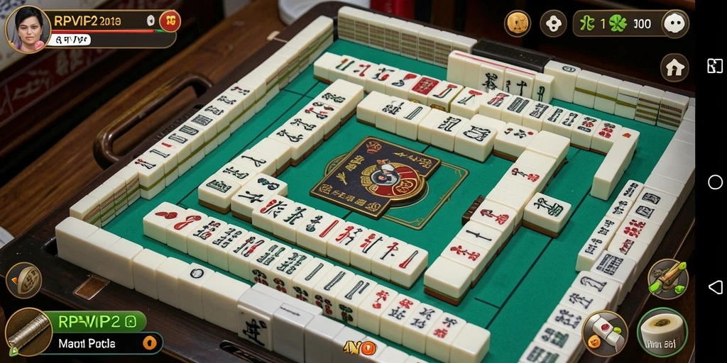 Screenshot gameplay RPVIP2 dengan tampilan menarik dan tantangan Mahjong.