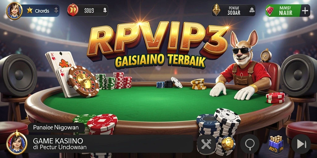 Screenshot RPVIP3 menunjukkan gameplay Kasino yang menarik dan interaktif.
