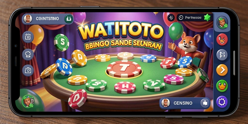Tampilan gameplay seru WATITOTO dengan interaksi Bingo.